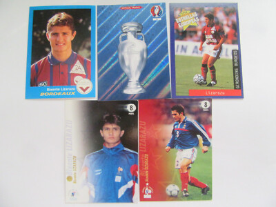 5 Panini -- Lixarazu -- Sticker Boredeaux + Estrellas Europeas + France WM MEGA