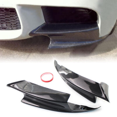 Vorne Stoßstange SplitterLippe für BMW E92 M3 2008-11 2012 2013 Kohlefaser 2PCs