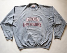 LEVI STRAUSS ORIGINAL AMERICAN LEVI'S 1990s 90s VINTAGE SWEATSHIRT TOP MEN'S XL