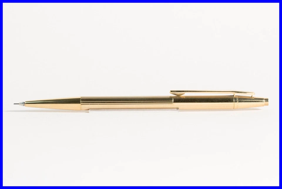 Stylo À Mine MONTBLANC NOBLESSE Doré 24K Des Années 1980, Pour Mines De 0,5 Mm - Photo 2/4