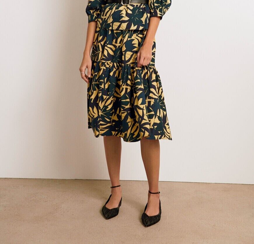ba&sh Tiered Midi Skirt main image 1