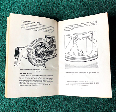 ⭐️希少資料⭐️トライアンフ　1951年発行のオーナーズハンドブック 1951 TRIUMPH MOTORCYCLE OWNERS MANUAL THUNDERBIRD TIGER 100 TR5