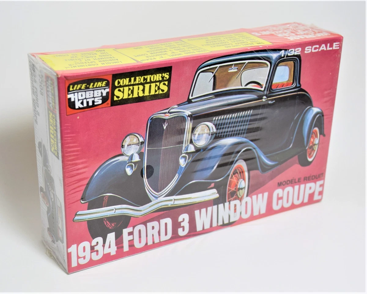 Life Like 09308 1 32 Scale 1934 Ford 3 Window Coupe Plastic Model