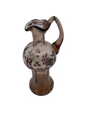 Carafe en Verrerie Brune Style Chênée