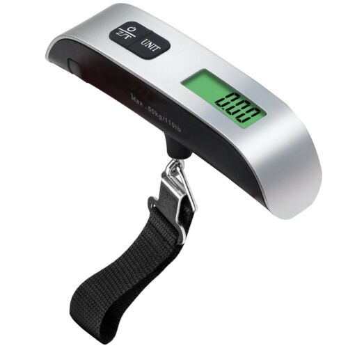 50kg/110lb Digital Electronic Luggage Scale Portable Suitcase Scale Hanging Scal - 第 1/7 張圖片