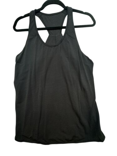Lululemon Essential Activewear Tank Top Womens Size 8/10 Black Racerback Gym