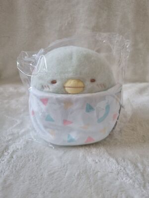 Sumikko Gurashi Baby, Pinguin? In Decke gewickelt, klein Plüsch