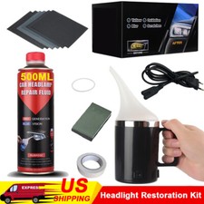 500ml Headlight Restoration Repair Kit Liquid Polymerheadlight Cleaner Polish
