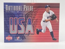 Mark Jurich 2003 Upper Deck National Pride USA Baseball Game Used Jersey Xe3X