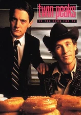 TWIN PEAKS "TOO GOOD FOR TV" PROMOTIONAL CARD