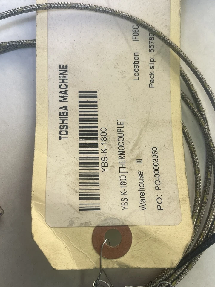 Лот из 20 термопар зондов и кабелей Tempco, пластиковое технологическое оборудование (M66) - Изображение 3 из 4