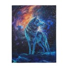 World of Wilds - Star Seeds - Tepis - Wolf Throw Blanket