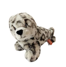 Wild Republic Harbor Leopard Spotted Harbor Seal Plush 7" Soft Stuffed EcoKins