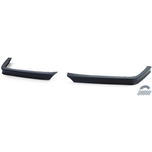 GT Evo Spoiler Ecken SET Schwarz Flaps Spoilerlippe passt für BMW E36 90-98 M3 - Picture 2 of 10