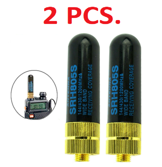 New SRH805S SMAF Female Dual Band Antenna for Baofeng GT3 UV5R BF