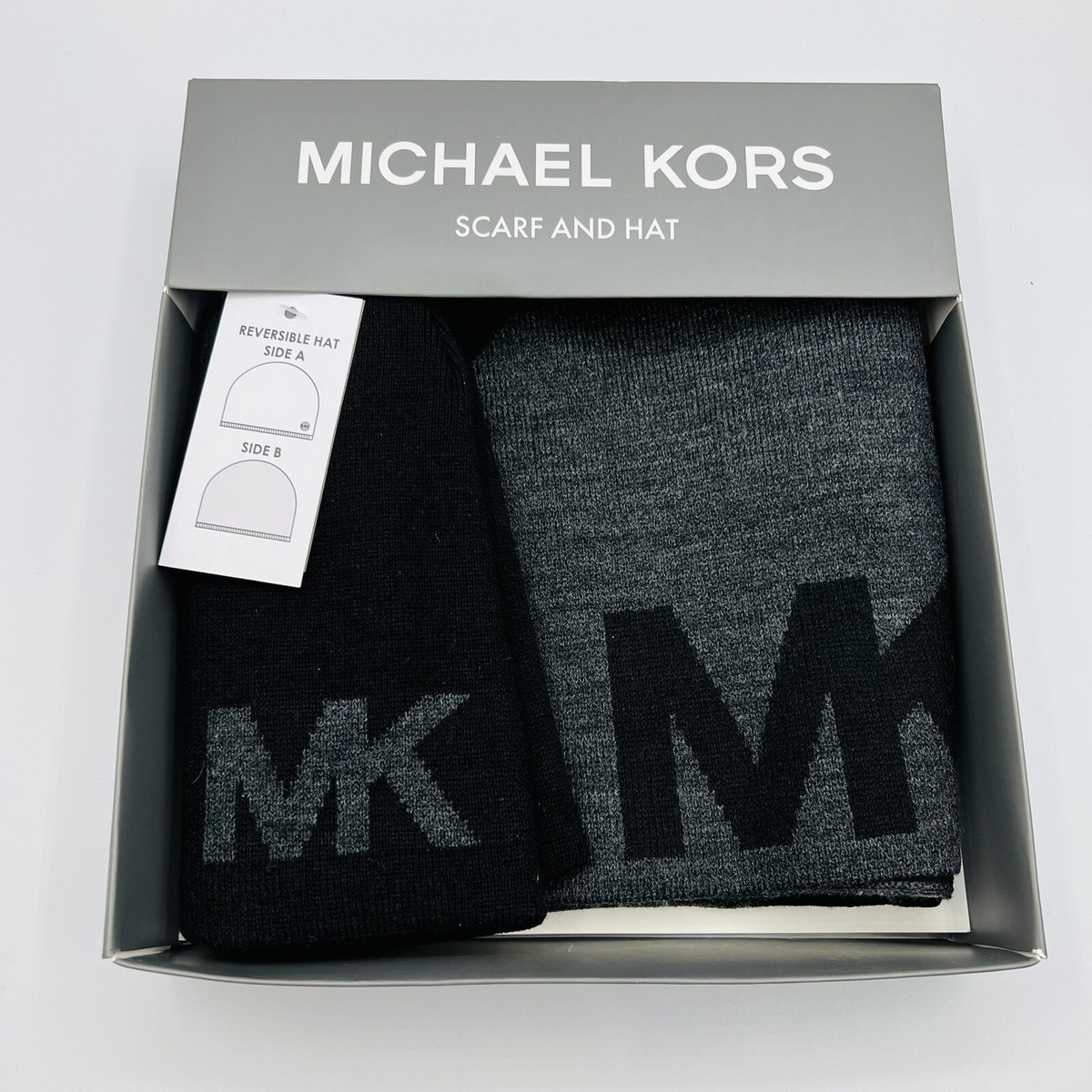 Michael Kors reversible hat and scarf set NWT michael kors hat set products for sale | eBay main image 4