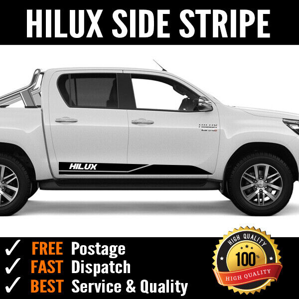 Toyota Hilux Side stripe 4 years warranty Some reservation