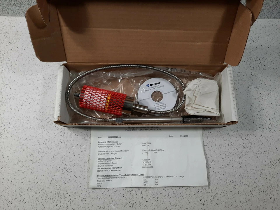 Dynisco PT4624-7.5m-6/18-b171-a - Image 2 of 4