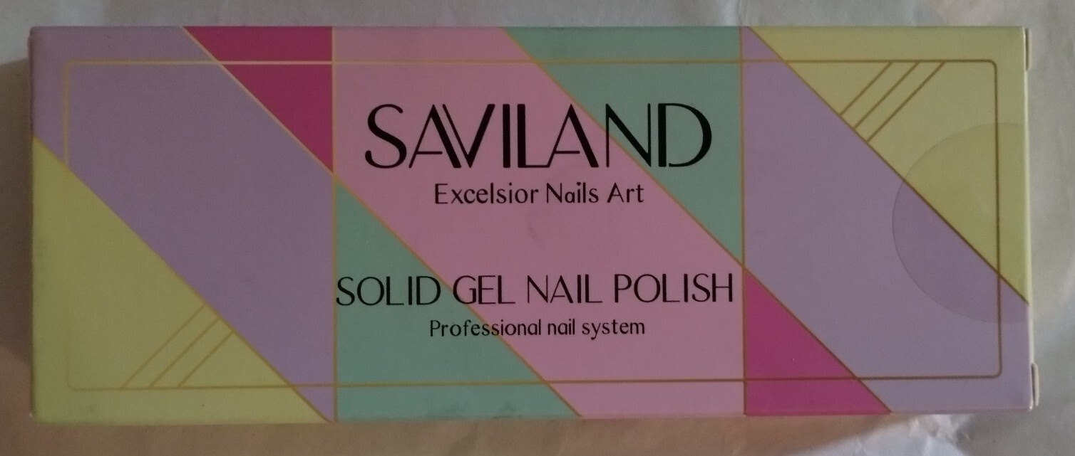 Saviland Excelsior Cream Gel Nail Polish Art Kit 6 Colors Glitter New
