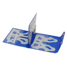 8 PC 9/16'' - 1'' Radius Gage Gauge Set Machinist Tool Inspection Gage Measure