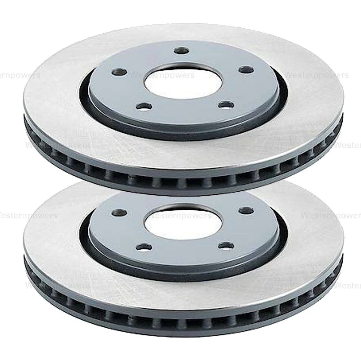 2 Pack Front Brake Rotor 2011-2014 Dodge Grand Caravan Journey 