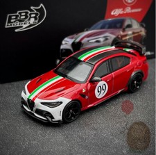 BBR 1/64 alfa romeo Giulia GTA GTAM Car Model Alloy Diecast Metal Gifts Ornamens