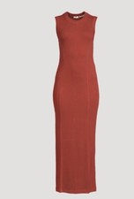 Bite Studios Sleeveless Foundation Dress Sz M Russet New
