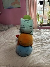 Squirtle, Charmander, Bulbasaur Plushies The Best Trio You Could Have 