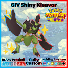   Shiny Kleavor 6IV   Pokemon Scarlet  Violet   Fast   