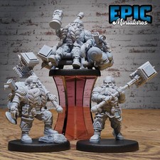 Dwarf Adventurer D&D Dungeons and Dragons Miniature Epic Miniatures 28mm