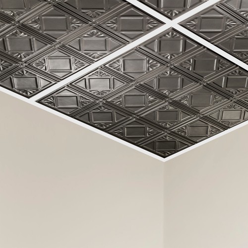 Azulejo de techo de hojalata Great Lakes Tin - 2 pies x 2 pies (estuche de 5) - Imagen 24 de 29