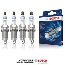 FITS SKODA OCTAVIA VRS 2.0 TFSI (MK2) 4 x BOSCH DOUBLE PLATINUM SPARK PLUGS