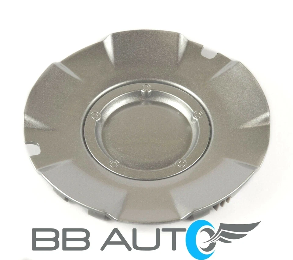 Chevrolet Silverado SS 2004-2007 juego de 4 tapas centrales de rueda plateadas nuevas Foto 3 de 4