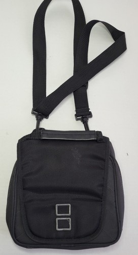Nintendo DS Carrying Case Black 20 Game Holder Zippered Game Bag