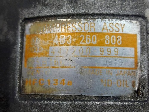 4B3260808 klimakompressor 190475 AUDI A6 BERLINA 4B2 2.8 QUATTRO 1997