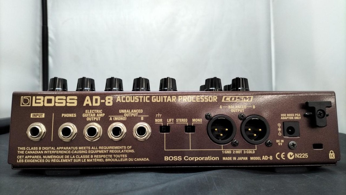 BOSS AD-8 Acoustic Guitar Processor -Excellent Working