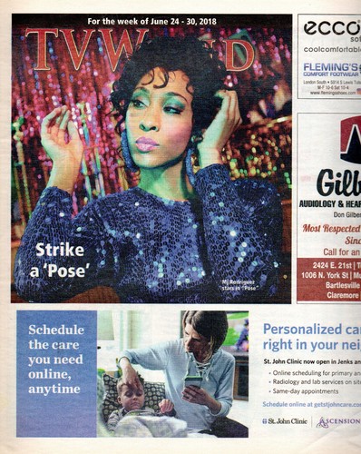 TV WORLD Magazine June 24-30 2018 Mj Michaela Jaé Rodriguez Blanca POSE - 第 1/1 張圖片