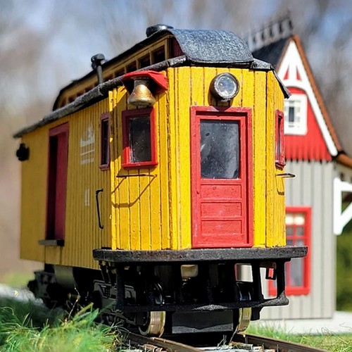 BOXBUG DOODLEBUG HO Model Railroad Unpainted Laser-cut Wood Conversion KIT CW2BD - Picture 3 of 4