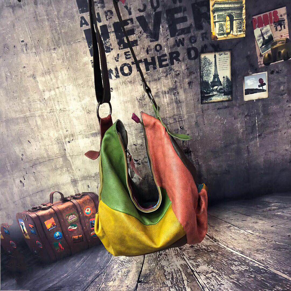 【Raucohouse】Seis pocket vintage leather shoulder bag Seis pocket vintage leather shoulder bag - Raucohouse | 60