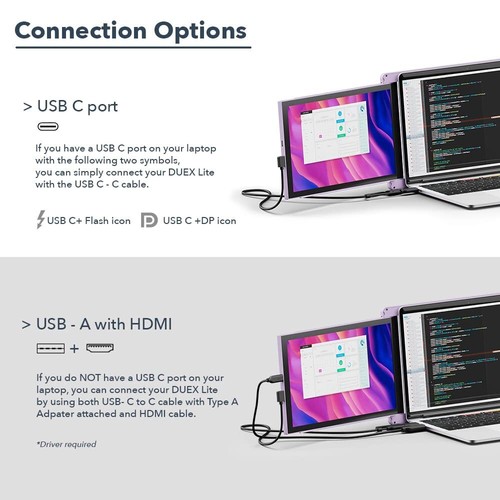New Mobile Pixels Duex Lite Portable Monitor Laptops 2025 Upgraded 12.5" Full HD - Picture 5 of 7