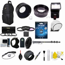 Canon Rebel T5i T4i T3i Digital SLR Camera Everything You Need HD Accessory Kit
