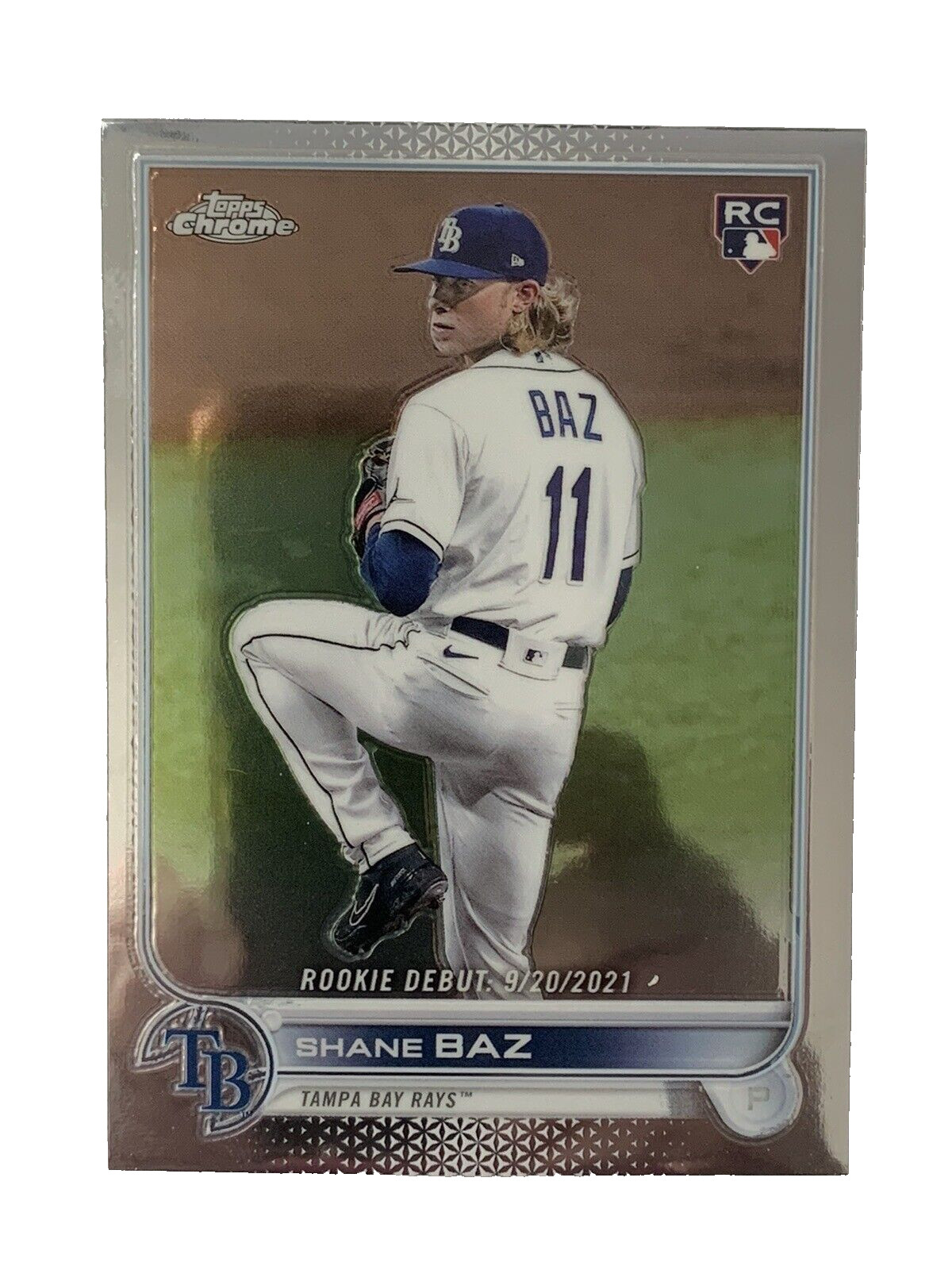 2022 Topps Chrome Update Shane Baz RC #USC175 Rays