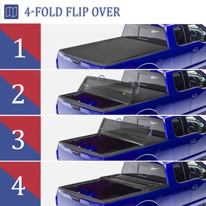 For Chevrolet Silverado 1500 2500 Gmc Sierra 6 5 4 Fold Truck Bed Tonneau Cover Ebay
