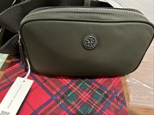 TORY BURCH VIRGINIA Belt Bag Crossbody Olive Green New for Winter NWT