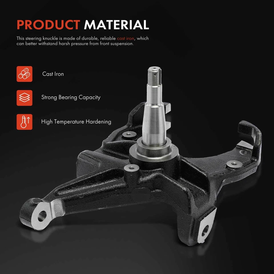 Suspensión de husillos de caída delanteros diestros y diestros de 2,5" para camioneta/panel/suburbano Chevy C10 Foto 4 de 4