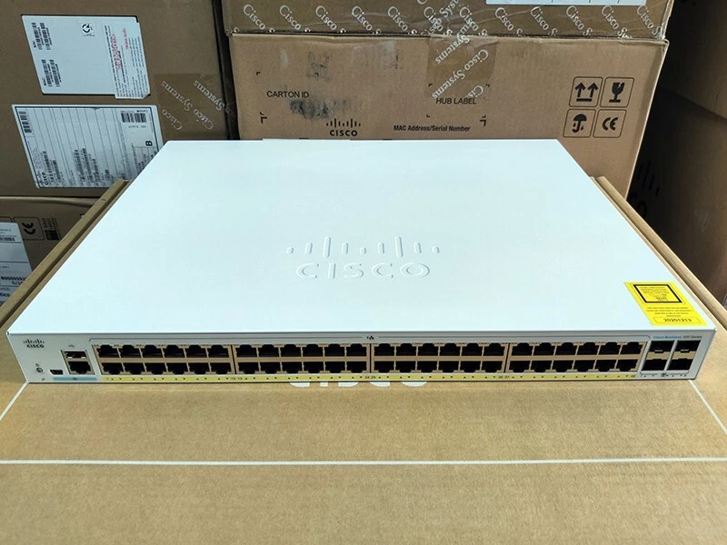 CBS350-48P-4X-EU Cisco Business 350 Series 48x10/100/1000 ports PoE+ 370W CLEAN - Image 4 of 4