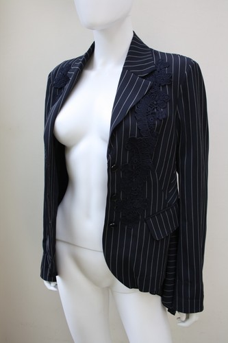 HIGH BY CLAIRE CAMPBELL GREY & SILVER JACKET - UK SIZE 12. RRP £534 - Picture 9 of 20