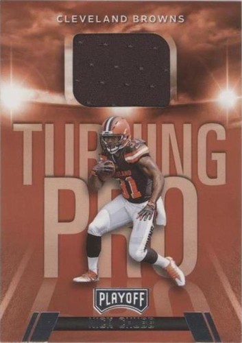 NICK CHUBB ROOKIE 2018 PANINI PLAYOFF #213 BROWNS CGC GRADED 9