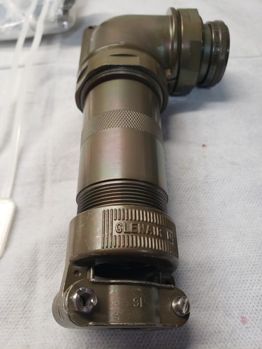 GLENAIR M28840/812WA Backshell PIÙ CANNONE ITT CON PERNI - Foto 11 di 11