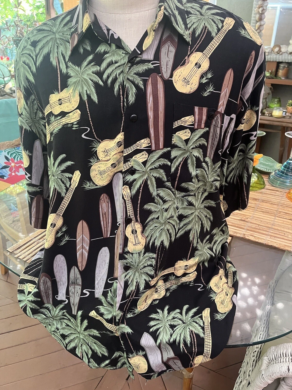 Monticenttiti Hawaiian Shirt Vintage Men’s Large